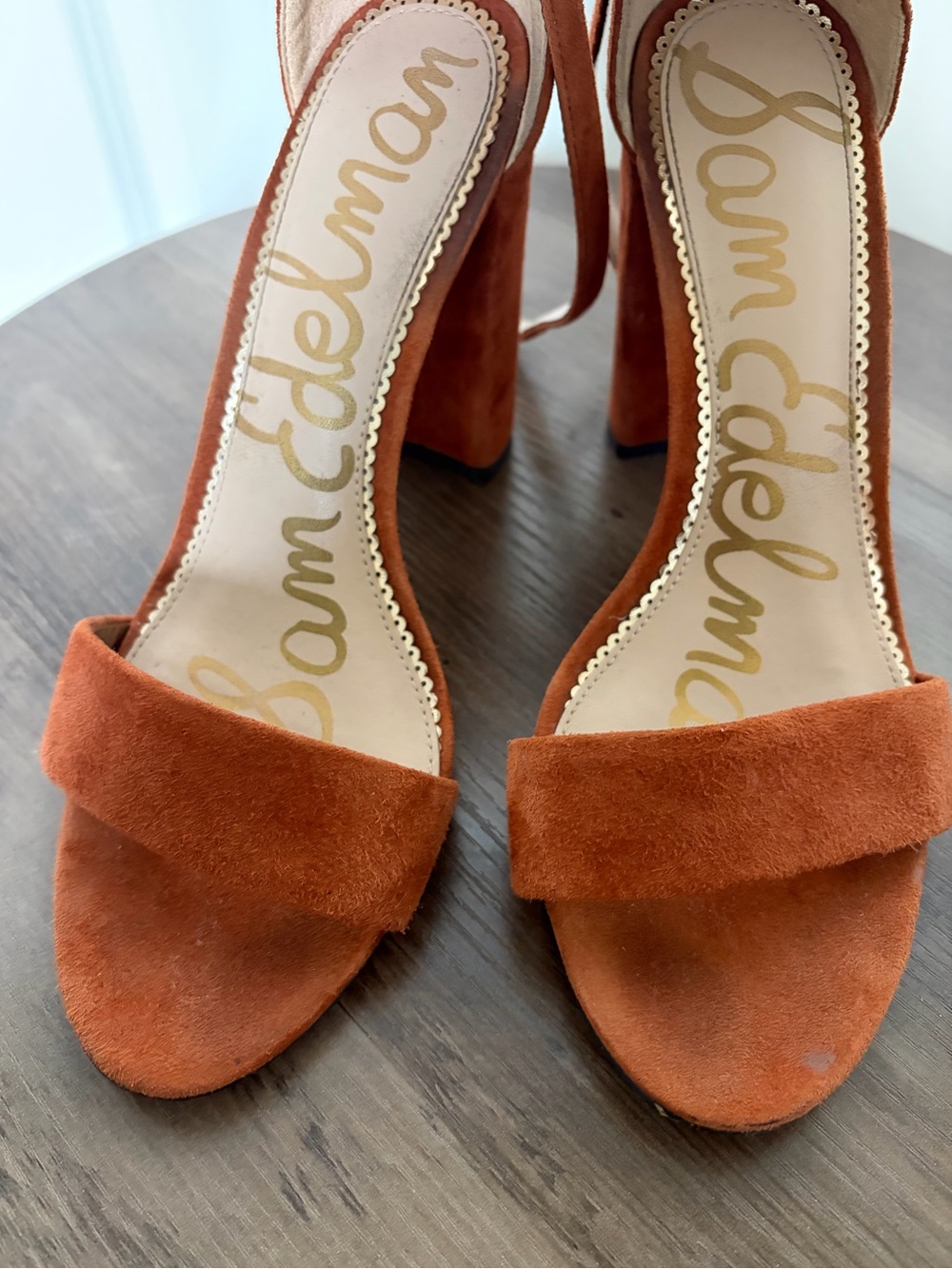 Sam Edelman Yaro Suede Block Heels - Picture 2 of 6
